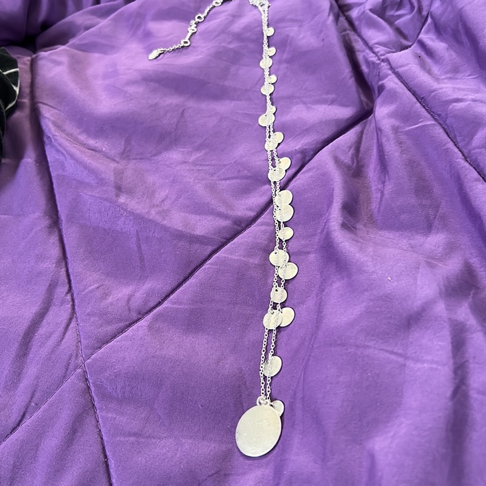 Marlyn Schiff silver layered necklace